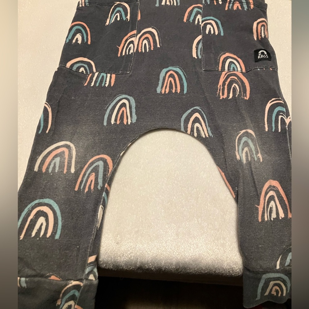 RAGS hooded Rainbow Romper - Picture 3 of 6